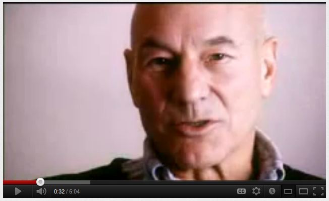 patrick Stewart talks about domestic violence